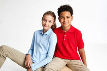 Load image into Gallery viewer, French Toast Boys Short Sleeve Pique Polo Shirt (Standard &amp; Husky), Yellow, 10-12