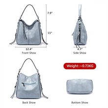 Load image into Gallery viewer, Handbags for Women Large Designer Ladies Hobo bag Bucket Purse Faux Leather