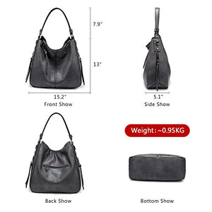 Handbags for Women Large Designer Ladies Hobo bag Bucket Purse Faux Leather
