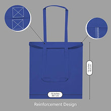 Load image into Gallery viewer, TOPDesign 5 | 12 | 24 | 48 | 192 Pack Economical Cotton Tote Bag, Lightweight Medium Reusable Grocery Shopping Cloth Bags, Suitable for DIY, Advertising, Promotion, Gift, Giveaway, Activity (5-Pack)