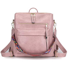Load image into Gallery viewer, Women&#39;s Fashion Backpack Purses Multipurpose Design Convertible Satchel Handbags and Shoulder Bag PU Leather Travel bag