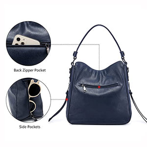 Handbags for Women Large Designer Ladies Hobo bag Bucket Purse Faux Leather