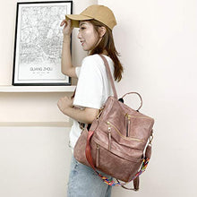 Load image into Gallery viewer, Women&#39;s Fashion Backpack Purses Multipurpose Design Convertible Satchel Handbags and Shoulder Bag PU Leather Travel bag