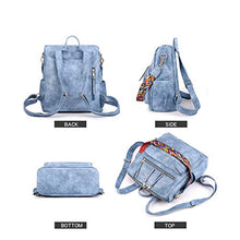 Load image into Gallery viewer, Women&#39;s Fashion Backpack Purses Multipurpose Design Convertible Satchel Handbags and Shoulder Bag PU Leather Travel bag
