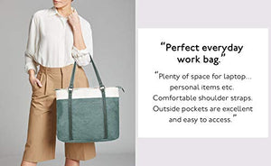 Women's Work Bag with Laptop Compartment Zipper Pockets Teacher Totes Purse