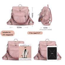 Load image into Gallery viewer, Women&#39;s Fashion Backpack Purses Multipurpose Design Convertible Satchel Handbags and Shoulder Bag PU Leather Travel bag