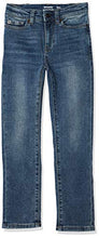 Load image into Gallery viewer, Essentials Kids Boys Stretch Slim-Fit Jeans, Kumo Dark Wash, 6 Husky