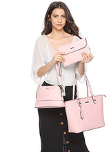 Load image into Gallery viewer, Women Fashion Handbags Tote Bag Shoulder Bag Top Handle Satchel Purse Set 4pcs (Beige)