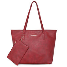 Load image into Gallery viewer, Montana West Large Leather Tote Bags for Women Top Handle Shoulder Bag Satchel Hobo Purses and Handbags (EDC Khaki)