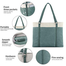 Load image into Gallery viewer, Women&#39;s Work Bag with Laptop Compartment Zipper Pockets Teacher Totes Purse