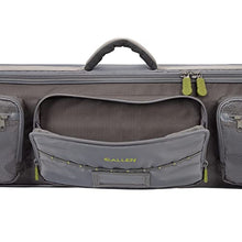 Load image into Gallery viewer, Cottonwood Fly Fishing Rod &amp; Gear Bag Case, Fits 4-Piece, 9.5-Foot Fishing Rods, Heavy-Duty Honeycomb Frame, 1674 CU in / 27 L, Gray/Lime 6379