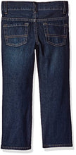 Load image into Gallery viewer, Boys&#39; Basic Bootcut Jeans, Dk Jupiter, 6 husky