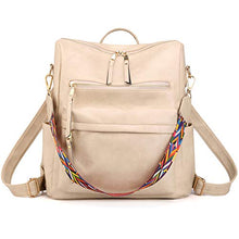 Load image into Gallery viewer, Women&#39;s Fashion Backpack Purses Multipurpose Design Convertible Satchel Handbags and Shoulder Bag PU Leather Travel bag