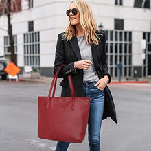 Load image into Gallery viewer, Montana West Large Leather Tote Bags for Women Top Handle Shoulder Bag Satchel Hobo Purses and Handbags (EDC Khaki)