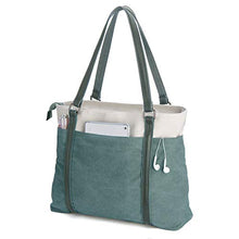 Load image into Gallery viewer, Women&#39;s Work Bag with Laptop Compartment Zipper Pockets Teacher Totes Purse