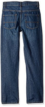 Load image into Gallery viewer, Boys Basic Straight Leg Jeans, Carbon Wash,