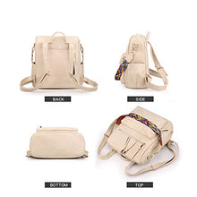 Load image into Gallery viewer, Women&#39;s Fashion Backpack Purses Multipurpose Design Convertible Satchel Handbags and Shoulder Bag PU Leather Travel bag
