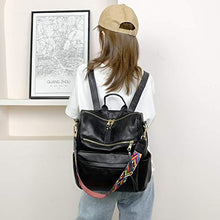 Load image into Gallery viewer, Women&#39;s Fashion Backpack Purses Multipurpose Design Convertible Satchel Handbags and Shoulder Bag PU Leather Travel bag
