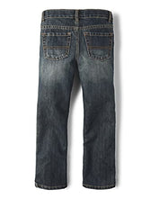 Load image into Gallery viewer, Boys Basic Bootcut Jeans, Dustbowl Wash,