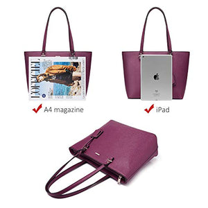 Handbags for Women Shoulder Bags Tote Satchel Hobo 3pcs Purse Set Pearlescent-Khaki