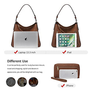 Handbags for Women Large Designer Ladies Hobo bag Bucket Purse Faux Leather