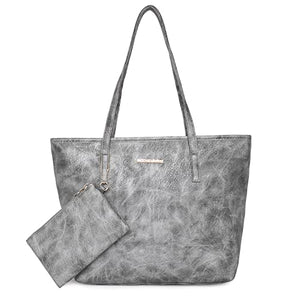 Montana West Large Leather Tote Bags for Women Top Handle Shoulder Bag Satchel Hobo Purses and Handbags (EDC Khaki)