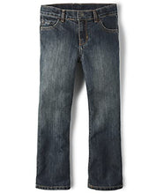 Load image into Gallery viewer, Boys Basic Bootcut Jeans, Dustbowl Wash,