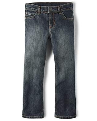 Boys Basic Bootcut Jeans, Dustbowl Wash,