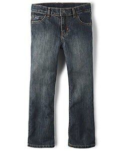 Boys Basic Bootcut Jeans, Dustbowl Wash,