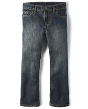 Load image into Gallery viewer, Boys Basic Bootcut Jeans, Dk Juptier,