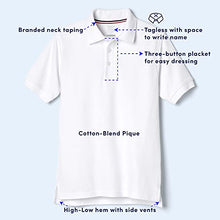 Load image into Gallery viewer, French Toast Boys Short Sleeve Pique Polo Shirt (Standard &amp; Husky), Yellow, 10-12
