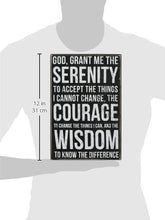 Load image into Gallery viewer, Primitives by Kathy Classic Box Sign, 8 x 12-Inches, Serenity Prayer