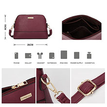Load image into Gallery viewer, Women Fashion Handbags Tote Bag Shoulder Bag Top Handle Satchel Purse Set 4pcs (Beige)
