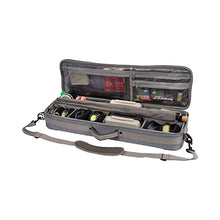 Load image into Gallery viewer, Cottonwood Fly Fishing Rod &amp; Gear Bag Case, Fits 4-Piece, 9.5-Foot Fishing Rods, Heavy-Duty Honeycomb Frame, 1674 CU in / 27 L, Gray/Lime 6379