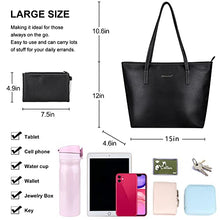 Load image into Gallery viewer, Montana West Large Leather Tote Bags for Women Top Handle Shoulder Bag Satchel Hobo Purses and Handbags (EDC Khaki)