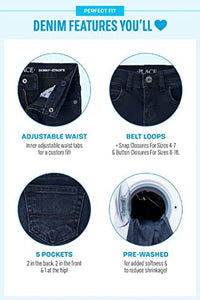 Boys Basic Bootcut Jeans, Dustbowl Wash,