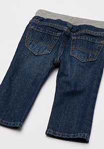 Baby Boys' Toddler Pull On Straight Jeans, Aged Stone, 2T