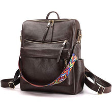 Load image into Gallery viewer, Women&#39;s Fashion Backpack Purses Multipurpose Design Convertible Satchel Handbags and Shoulder Bag PU Leather Travel bag