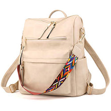 Load image into Gallery viewer, Women&#39;s Fashion Backpack Purses Multipurpose Design Convertible Satchel Handbags and Shoulder Bag PU Leather Travel bag