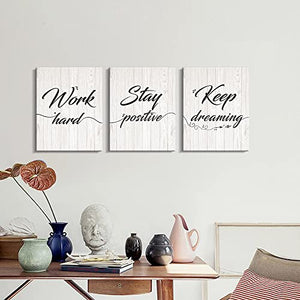 Kas Home Motivational Wall Art This Is Us Canvas Wall Decorations Family Saying Quotes Painting Artwork Sign Decor for Living Room Bedroom Kitchen Office (12 X 15 inch, Yellow - Flower)