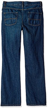 Load image into Gallery viewer, Boys&#39; Basic Bootcut Jeans, Dk Jupiter, 6 husky