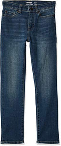 Essentials Kids Boys Stretch Slim-Fit Jeans, Kumo Dark Wash, 6 Husky