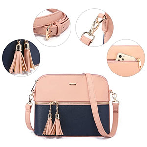 Handbags for Women Shoulder Bags Tote Satchel Hobo 3pcs Purse Set Pearlescent-Khaki