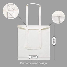 Load image into Gallery viewer, TOPDesign 5 | 12 | 24 | 48 | 192 Pack Economical Cotton Tote Bag, Lightweight Medium Reusable Grocery Shopping Cloth Bags, Suitable for DIY, Advertising, Promotion, Gift, Giveaway, Activity (5-Pack)