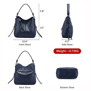 Handbags for Women Large Designer Ladies Hobo bag Bucket Purse Faux Leather