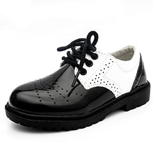 Load image into Gallery viewer, Boys Dress Shoes Wedding Party Heel Oxfords School Black Shoes (Toddler/Little Kid/Big Kid)