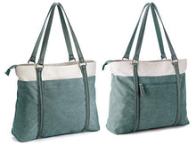 Load image into Gallery viewer, Women&#39;s Work Bag with Laptop Compartment Zipper Pockets Teacher Totes Purse