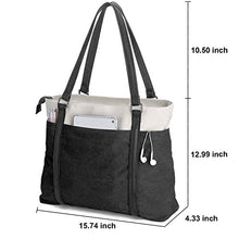 Load image into Gallery viewer, Women&#39;s Work Bag with Laptop Compartment Zipper Pockets Teacher Totes Purse