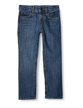 Load image into Gallery viewer, Boys Basic Straight Leg Jeans, Carbon Wash,