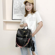 Load image into Gallery viewer, Women&#39;s Fashion Backpack Purses Multipurpose Design Convertible Satchel Handbags and Shoulder Bag PU Leather Travel bag